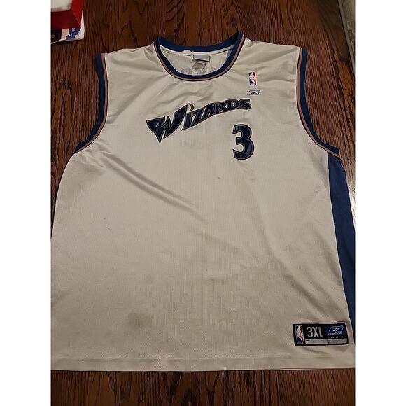 Reebok Juan Dixon Washington Wizards Jersey Mens Size 60 3XL XXXL Basketball - Picture 2 of 8